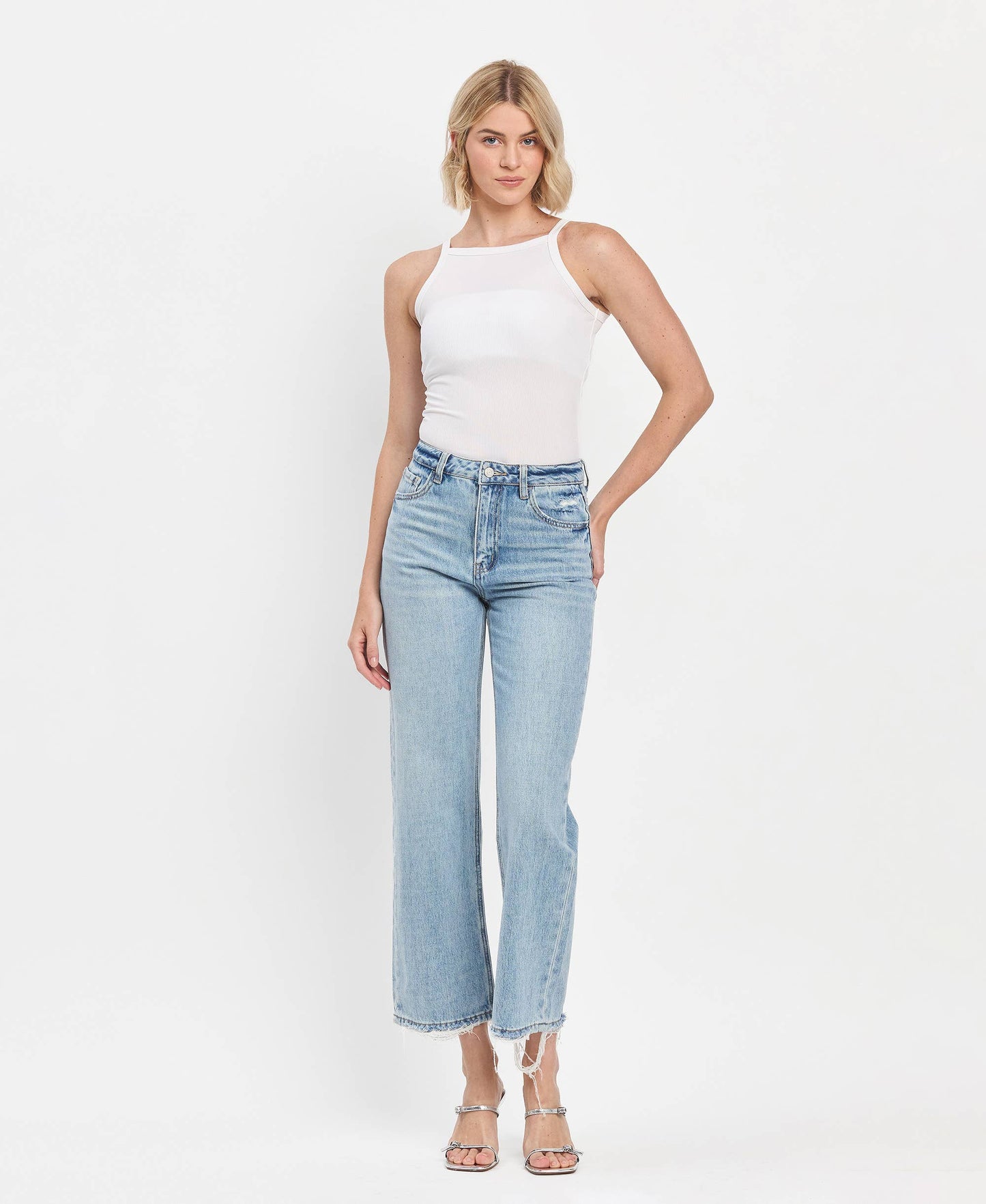 90s Slim Wide Leg Jeans Jeans
