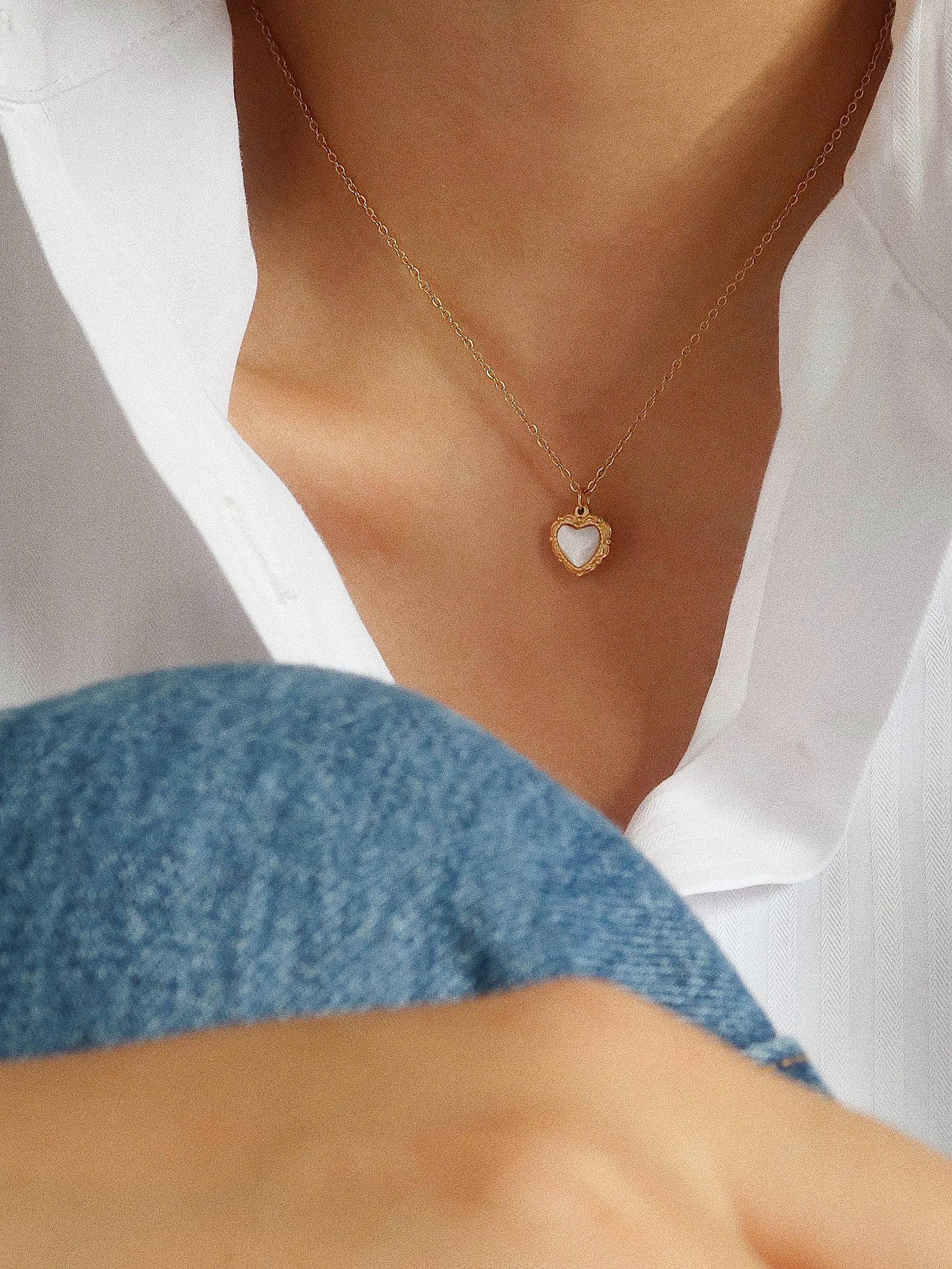 Vintage Heart Pendant Necklace Necklaces
