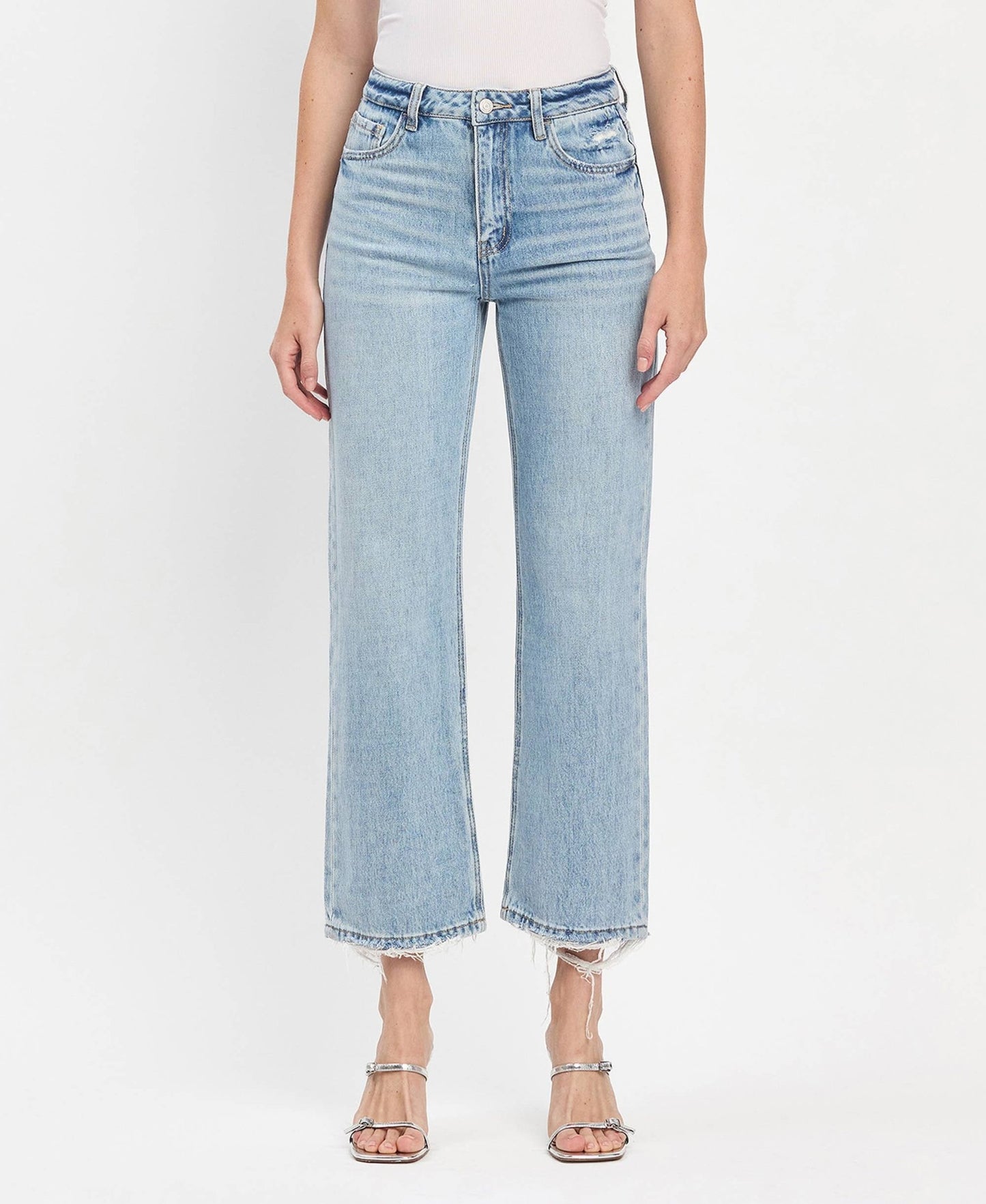 90s Slim Wide Leg Jeans 32 Jeans