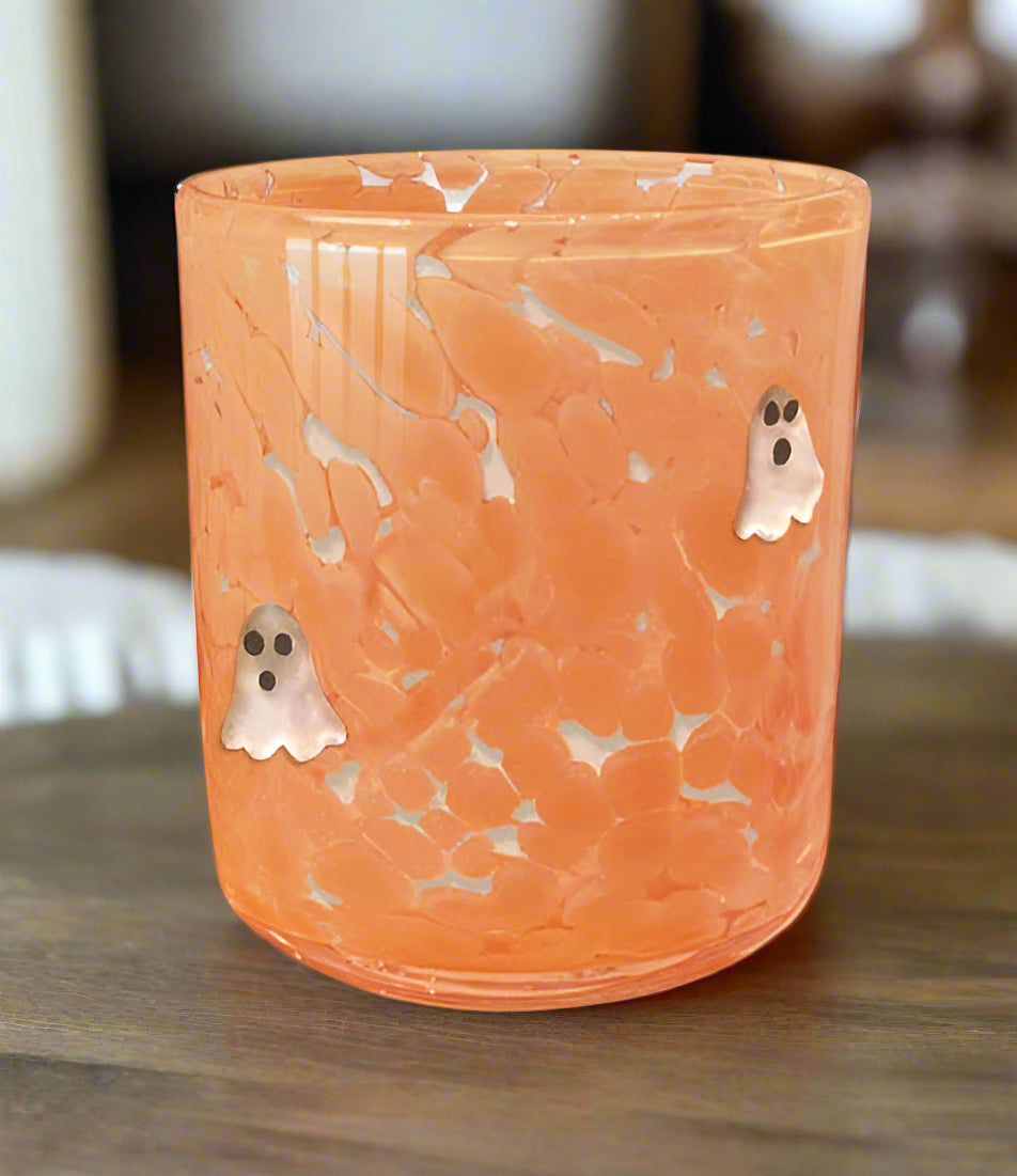 Candy Corn Ghost Soy Icon Candle Candles