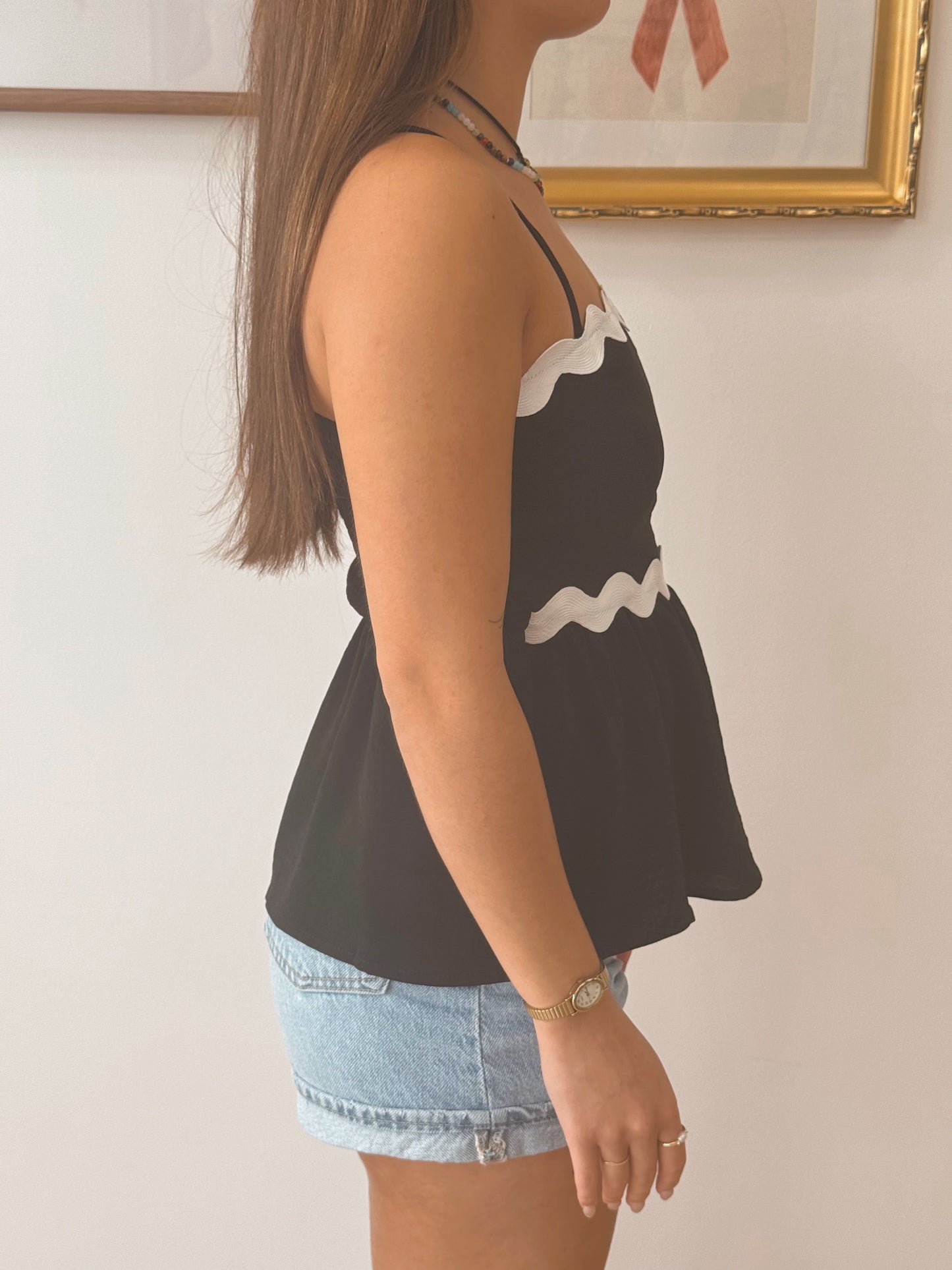 Ric Rack Babydoll Top Shirts & Tops