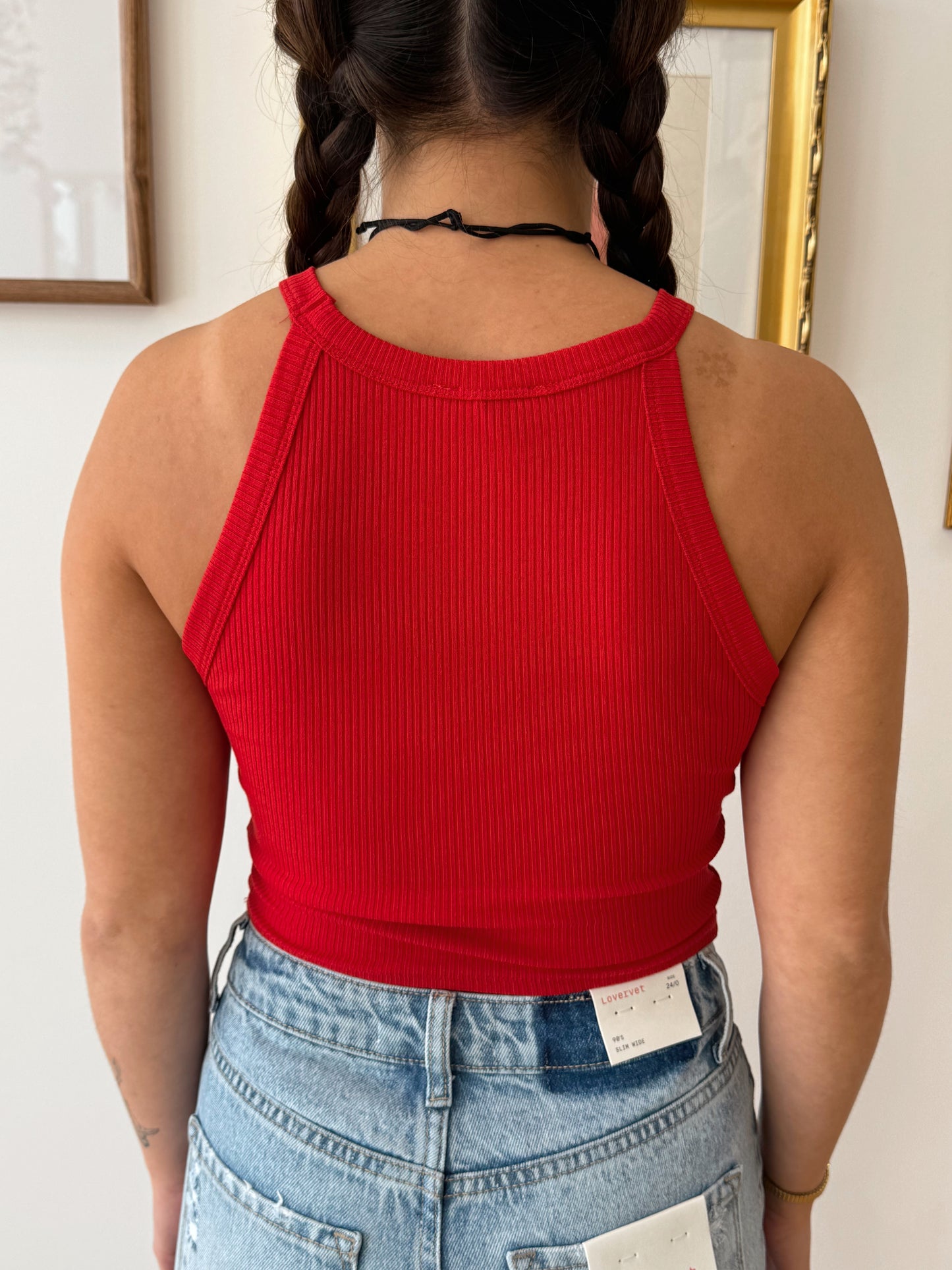 Red Hot Halter Top Shirts & Tops