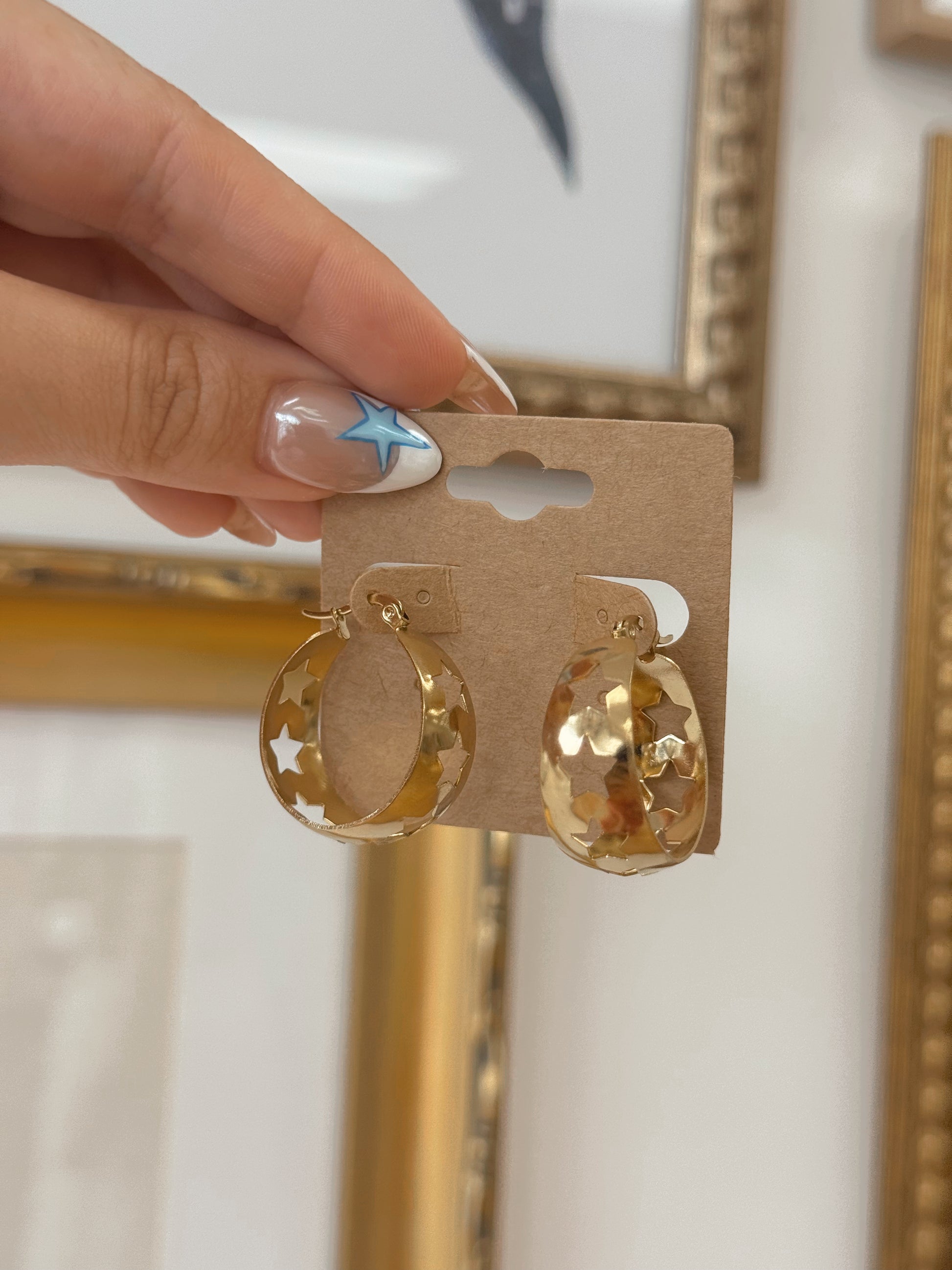 Starry Nights Hoop Earrings Earrings