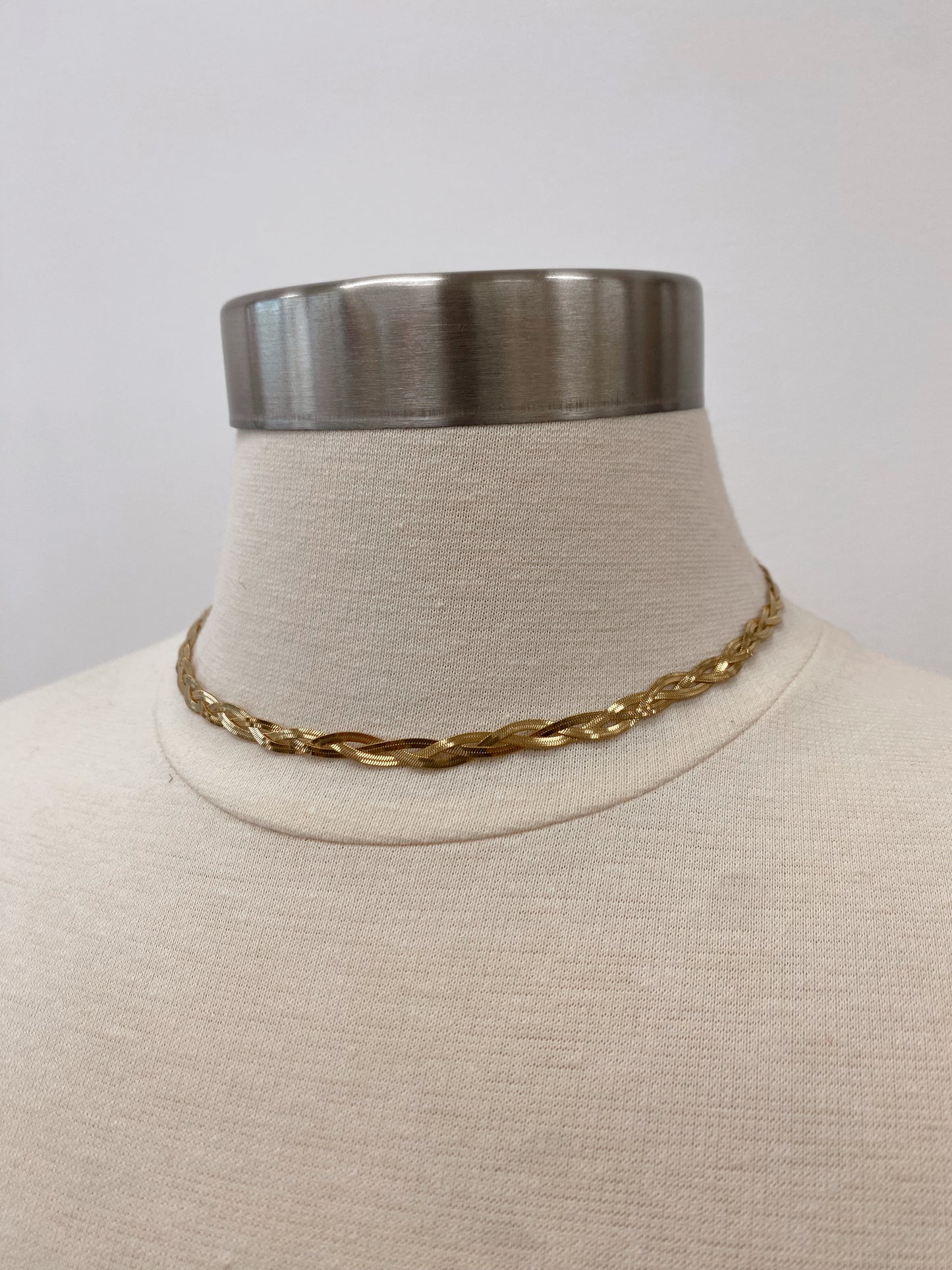 Braided Snake Chain Necklace
