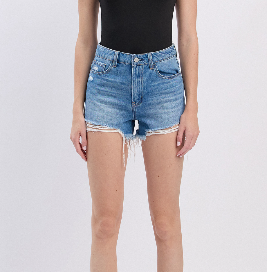 High Rise Mom Shorts Shorts