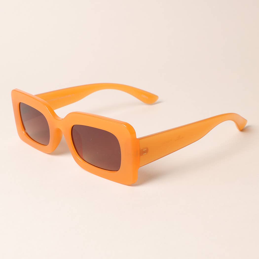 Bold Moves Rectangular Sunglasses Sunglasses