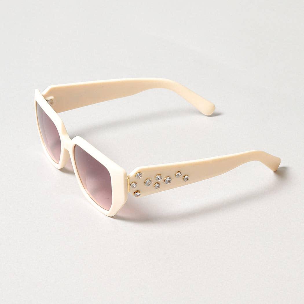 Tinted Rhinestone Frame Sunglasses Sunglasses