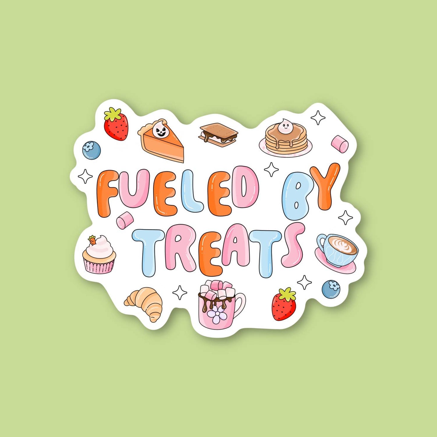 Fueled by Treats Sticker