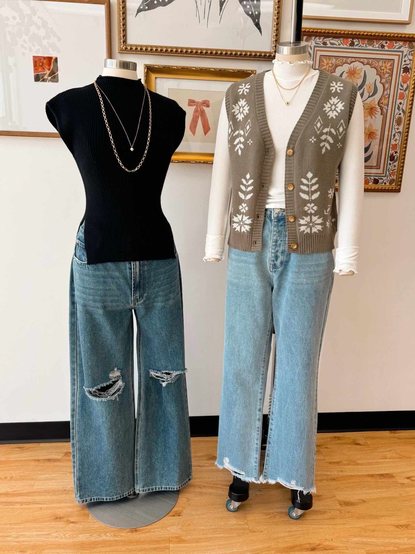 Olive Soft Sweater Vest Shirts & Tops