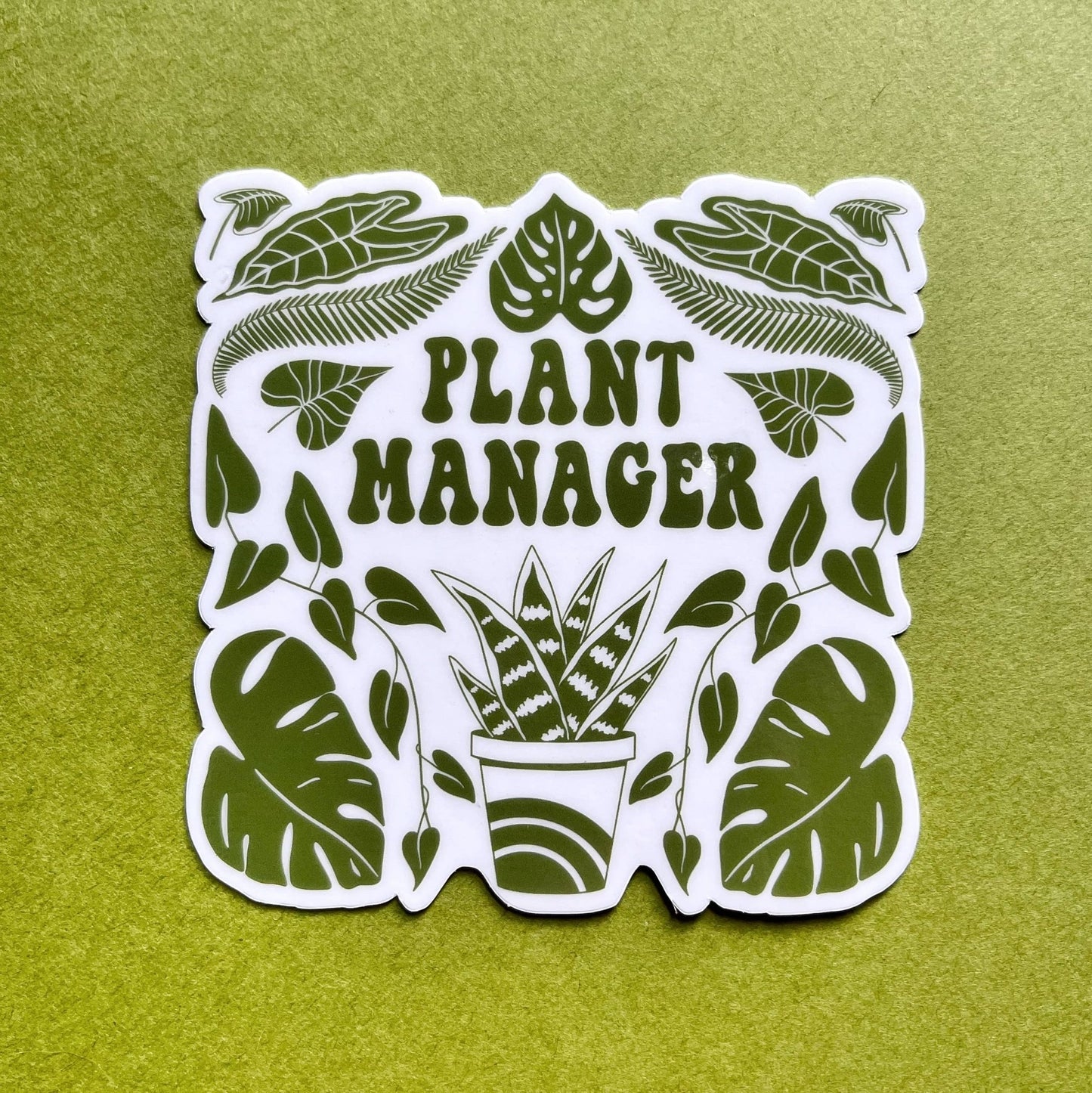 Plant Manager Sticker