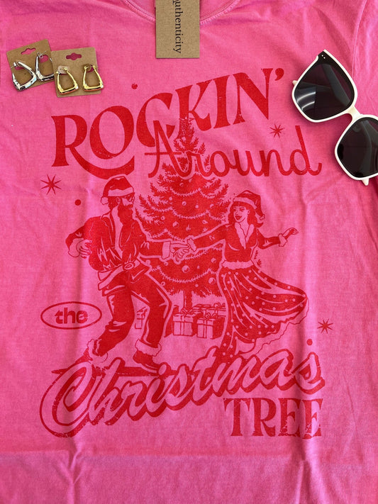 Rockin' Around The Tree Tee Shirts & Tops