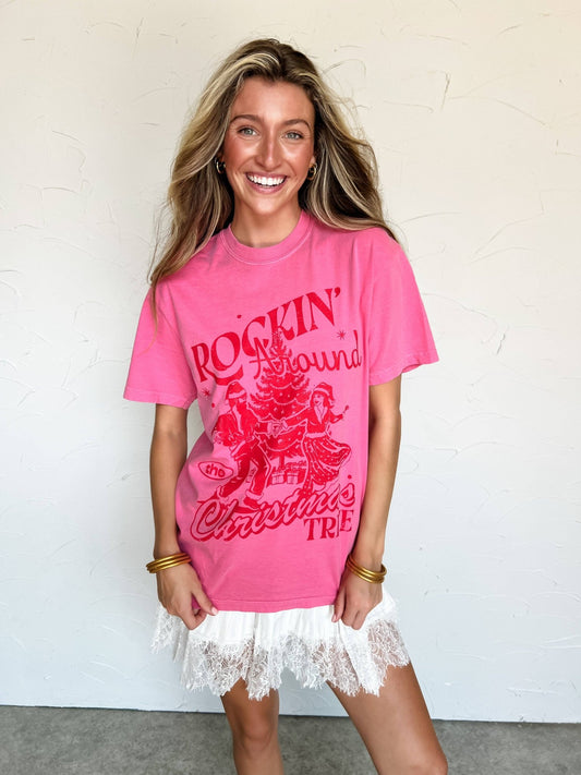 Rockin' Around The Tree Tee Shirts & Tops