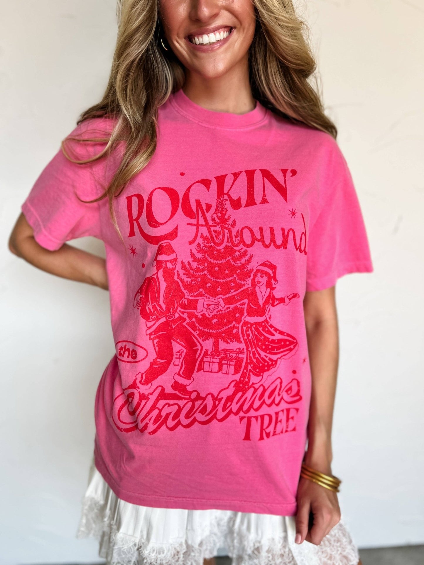 Rockin' Around The Tree Tee Shirts & Tops