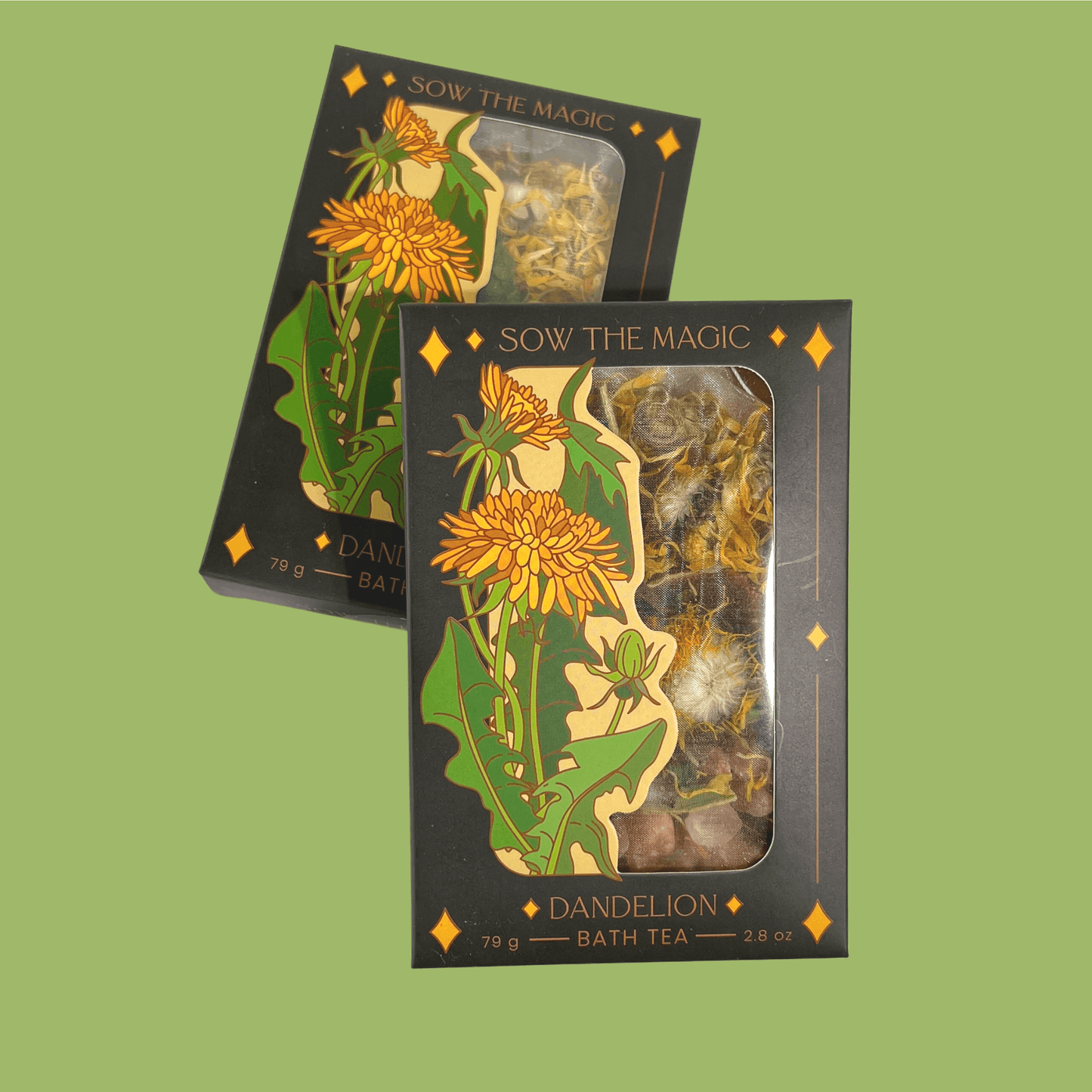 Dandelion Tarot Botanical Bath Tea Box Bath Additives