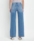 Pocket Detail Wide Leg Jeans