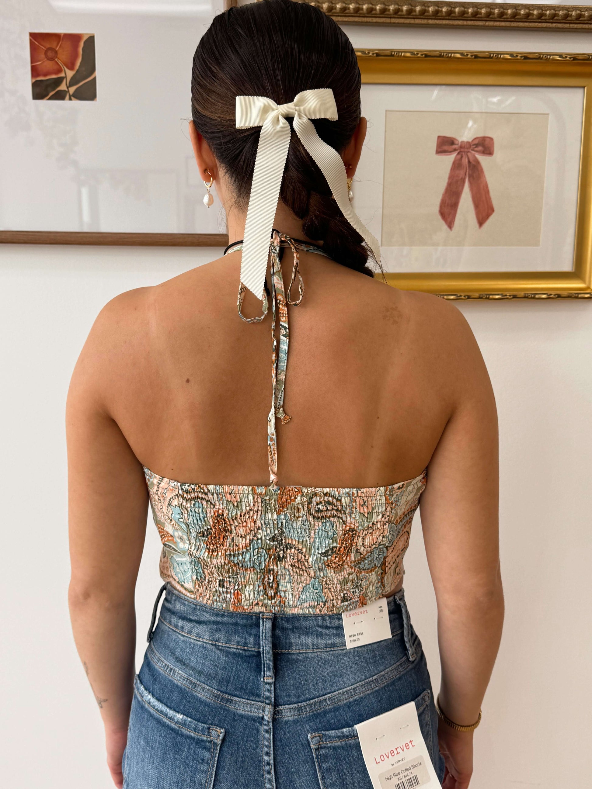 Paisley Halter Top Shirts & Tops