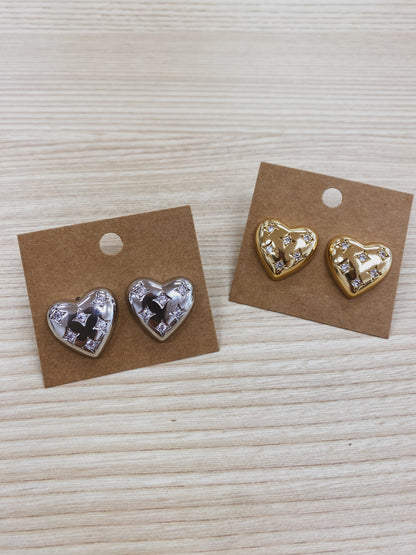 Starry Heart Earrings