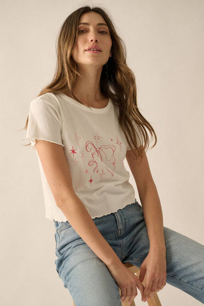 Shining Ribbon Graphic Tee