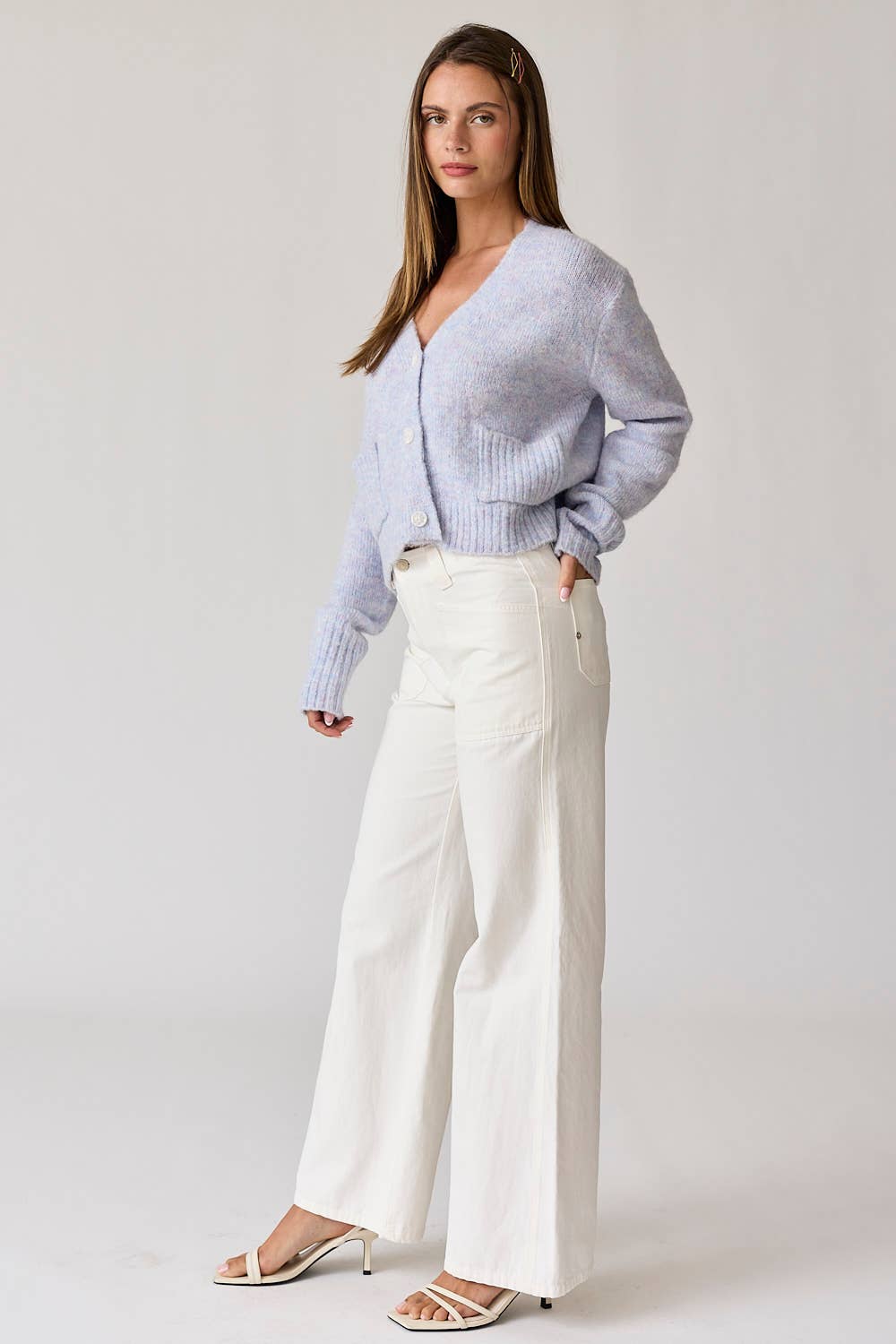 White Pocket Pants