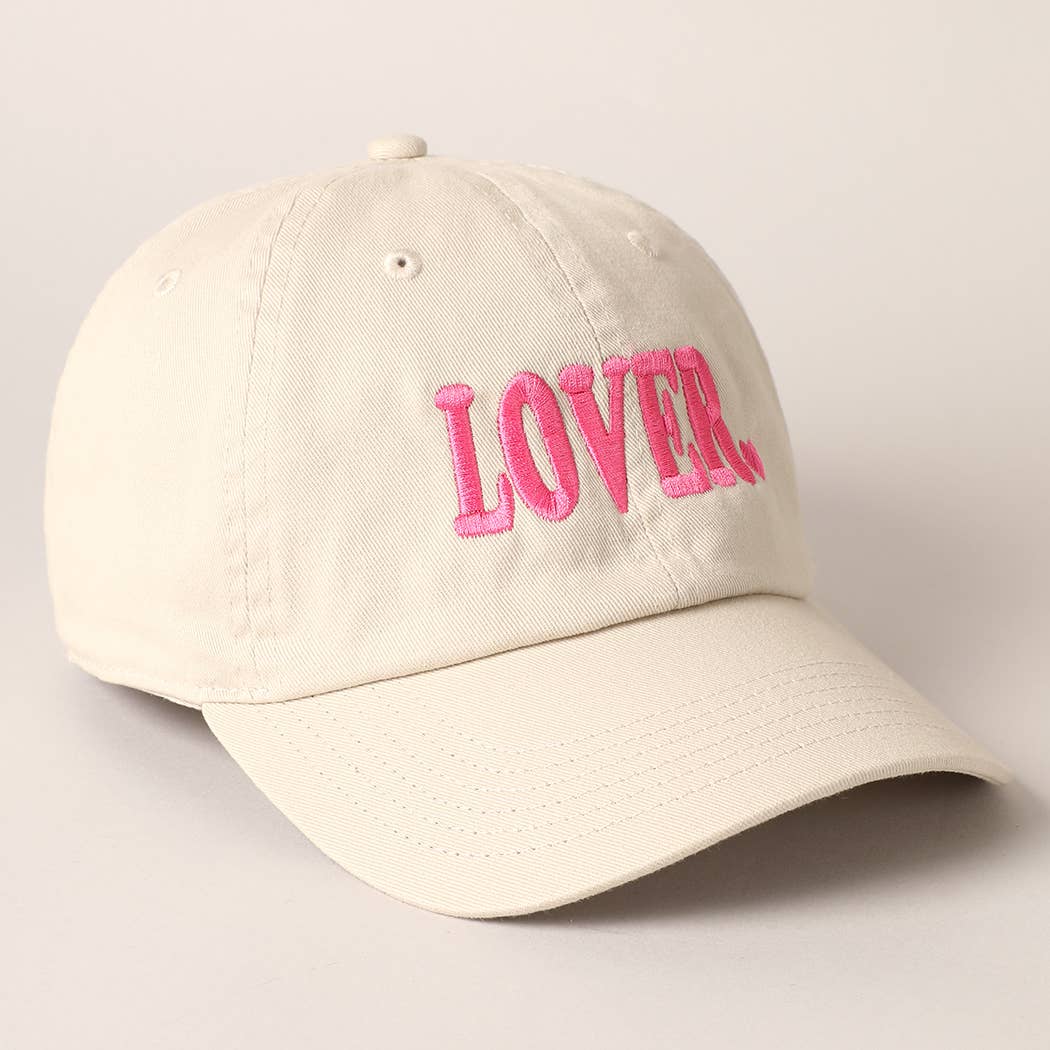 Lover Embroidery Cap