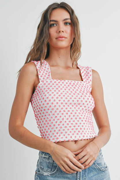 Dotted Textured Top