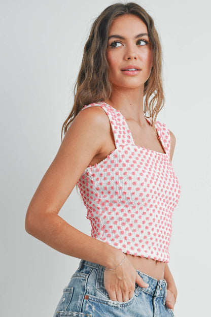 Dotted Textured Top