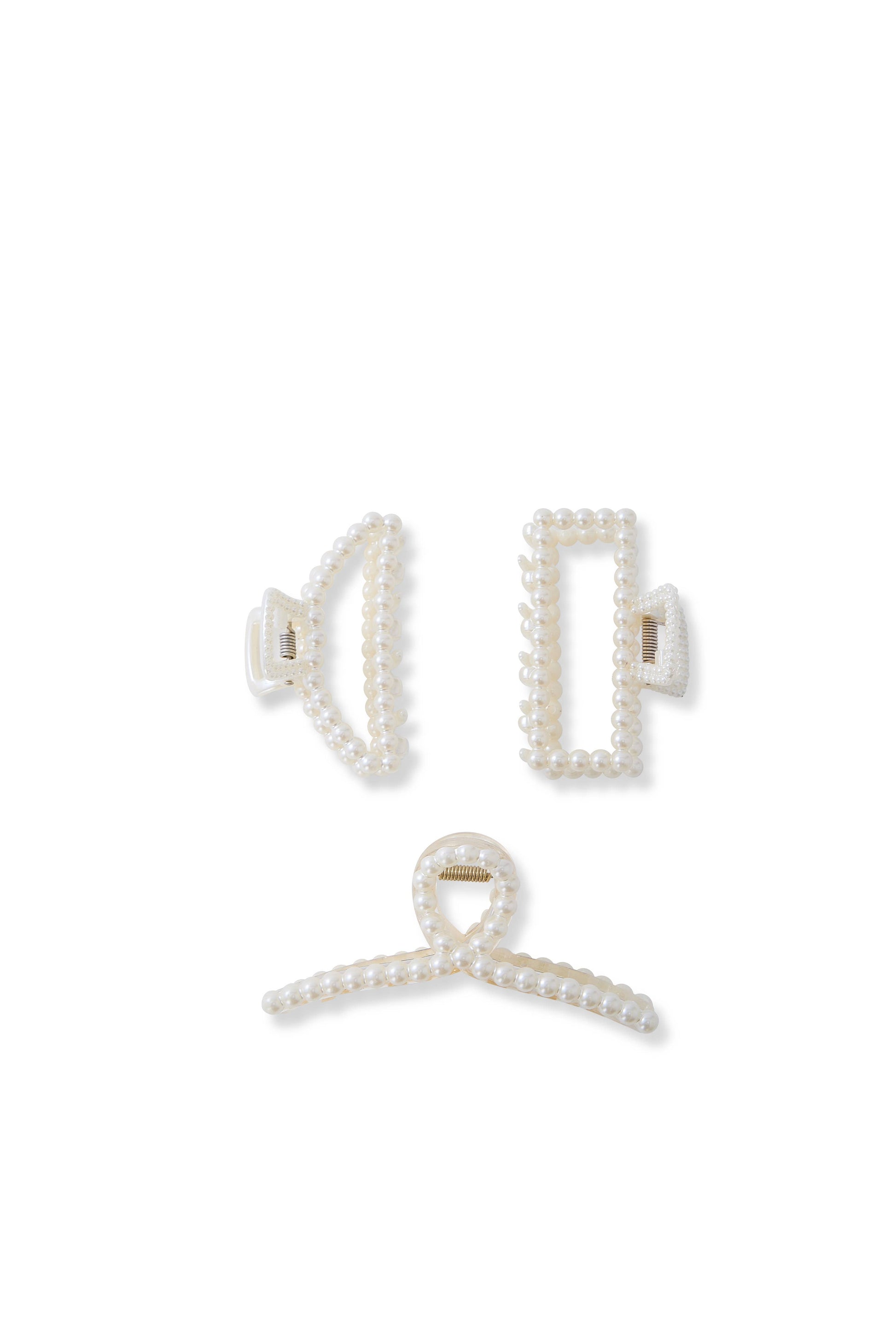 Pearl Claw Clip Set Hair Accessories