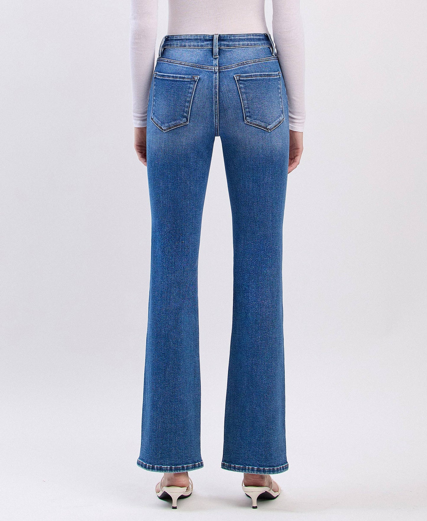 High Rise Bootcut Jeans