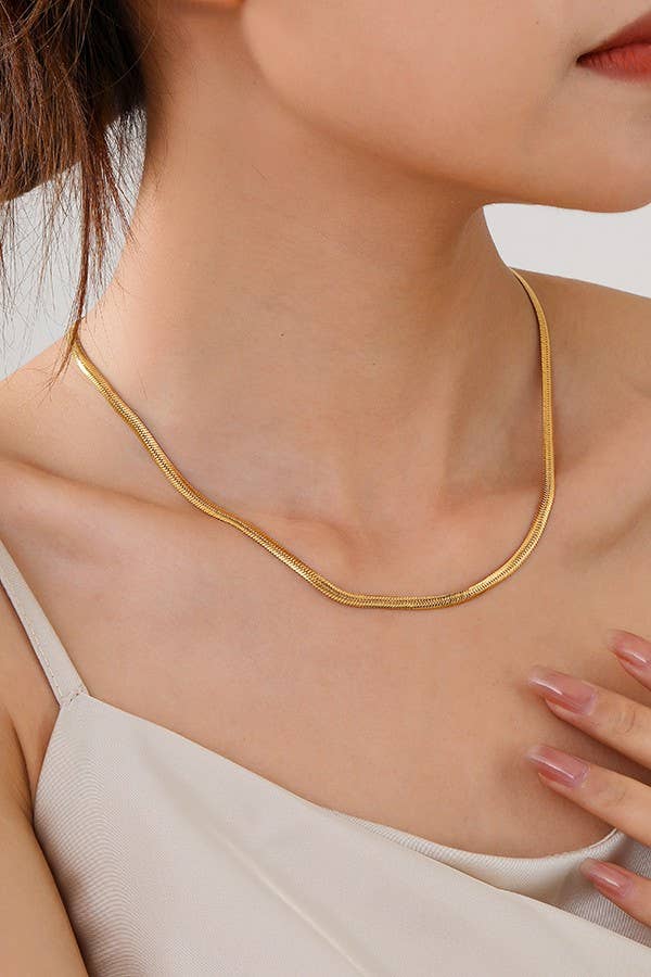 Silky Snake Chain Necklace