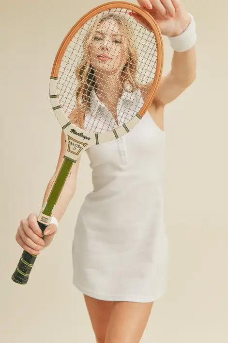 White Court Tennis Dress