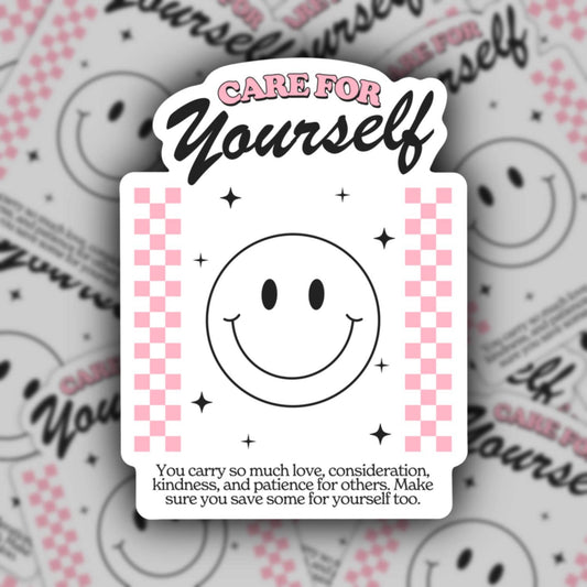 Care for Yourself Sticker