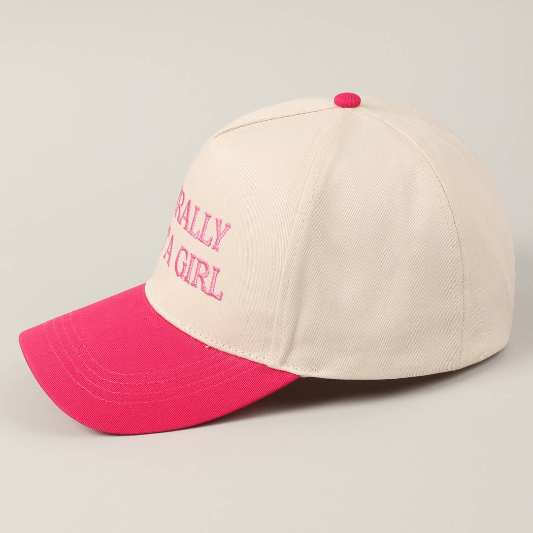 Literally Just A Girl Hat Hat