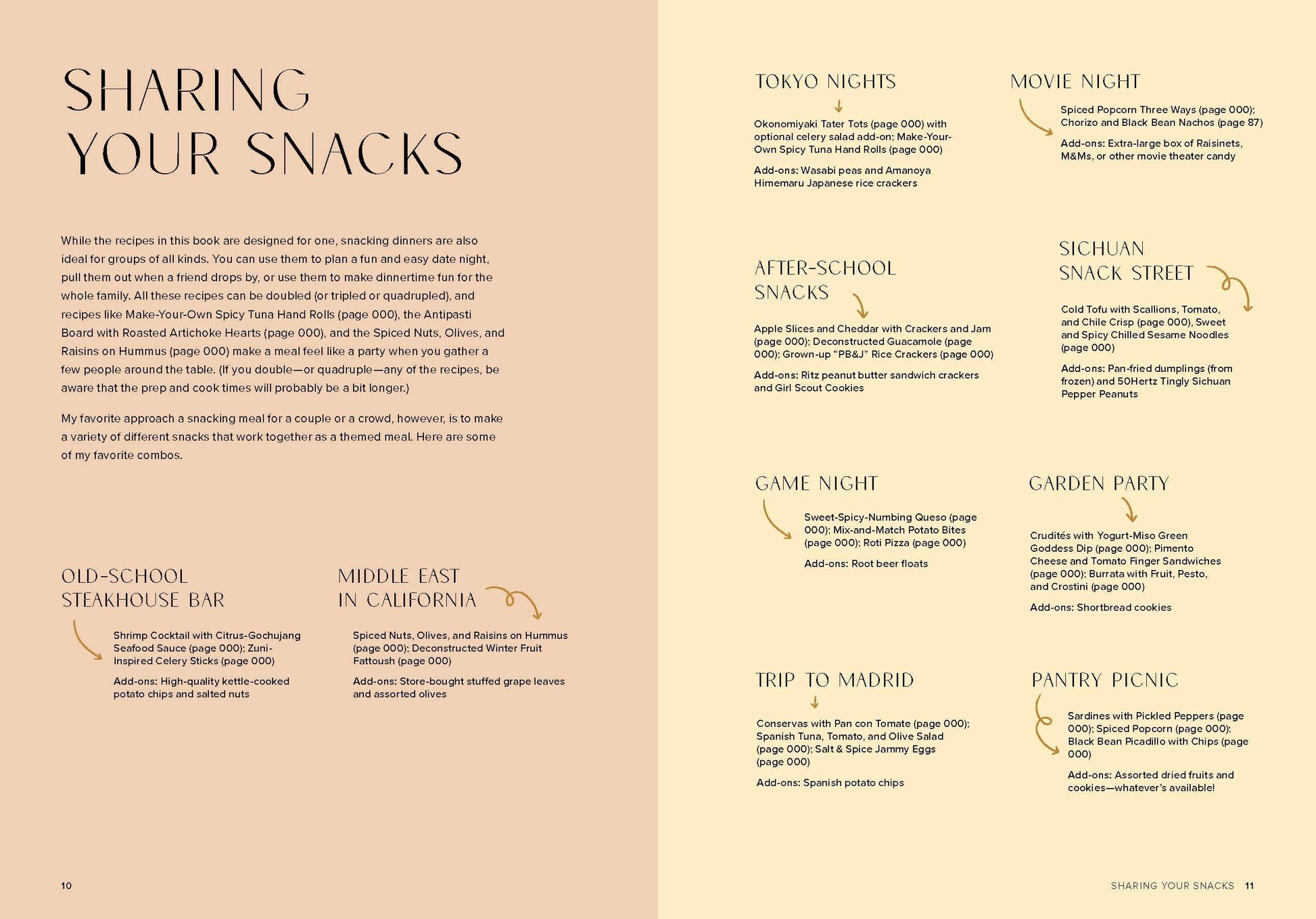 Snacking Dinners Cookbook