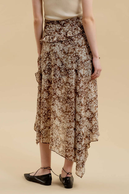 Floral Handkerchief Skirt