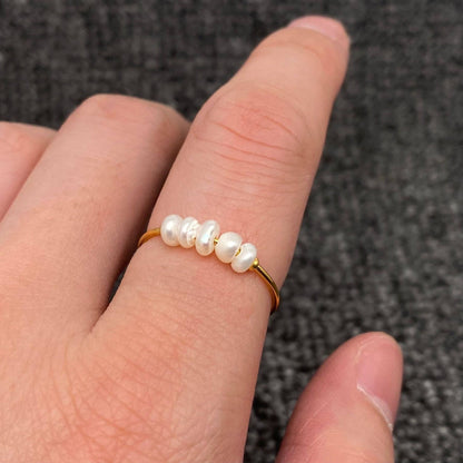 Pearl Beaded Ring