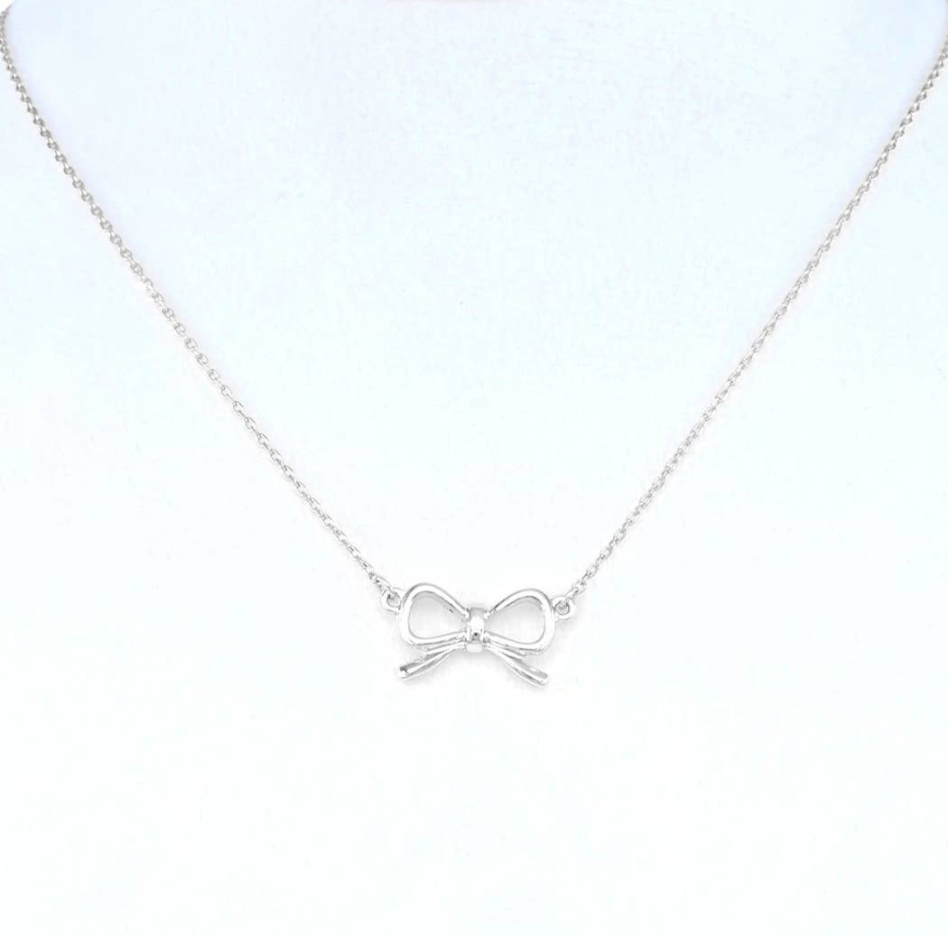 Ribbon Bow Necklace