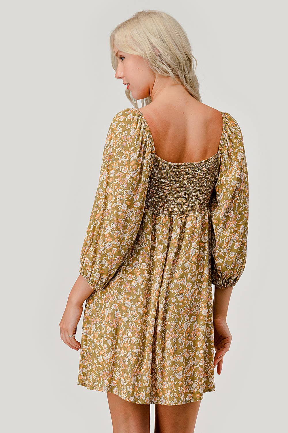 Floral Long Sleeve Dress