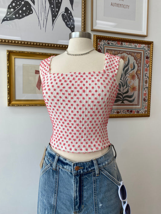 Dotted Textured Top