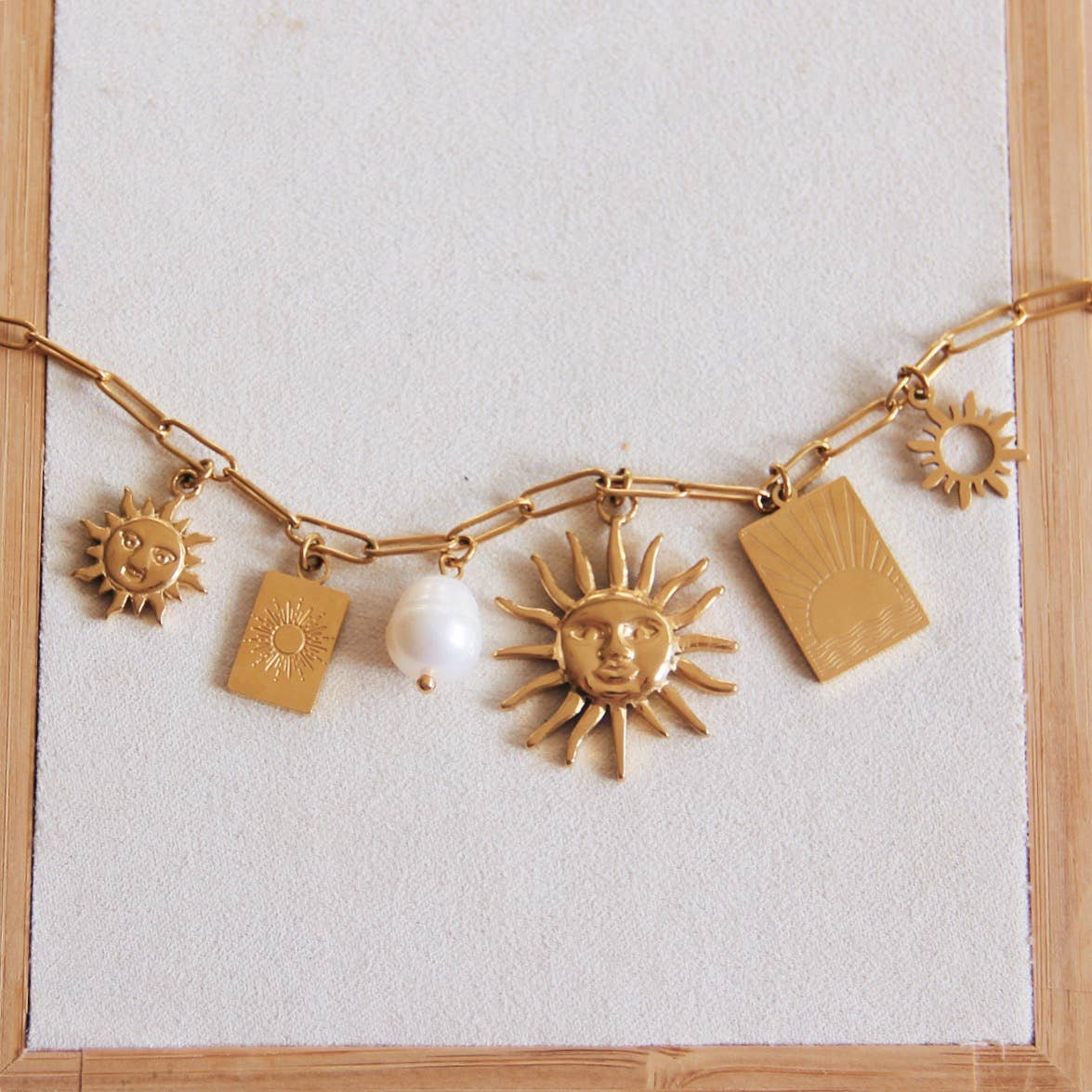 Follow the Sun Charm Necklace