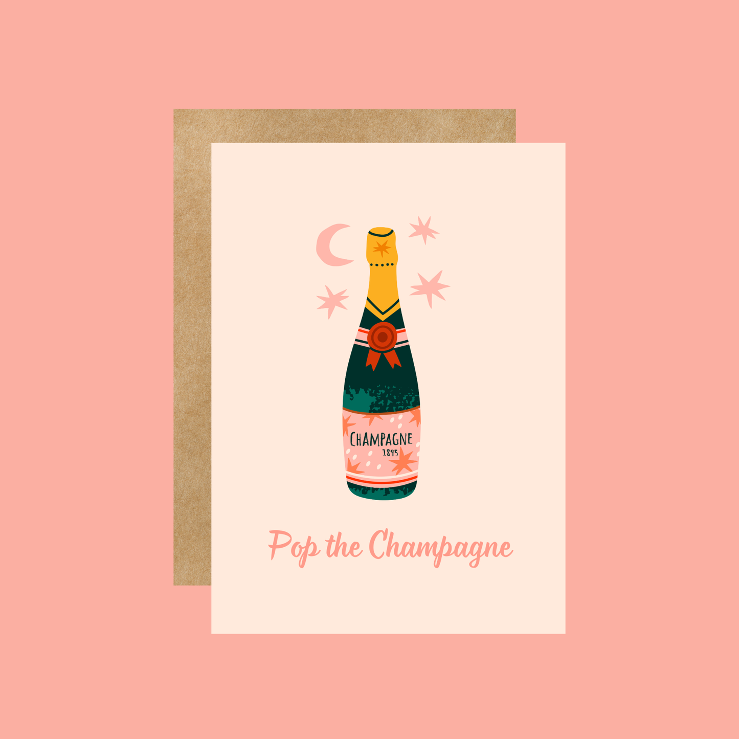 Pop the Champagne Card