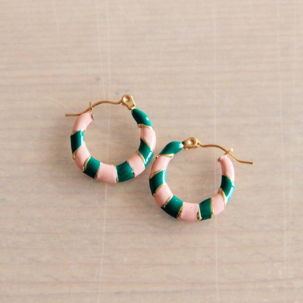 Retro Striped Hoops