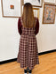 Maroon Lettuce Edge Long Sleeve Top Shirts & Tops