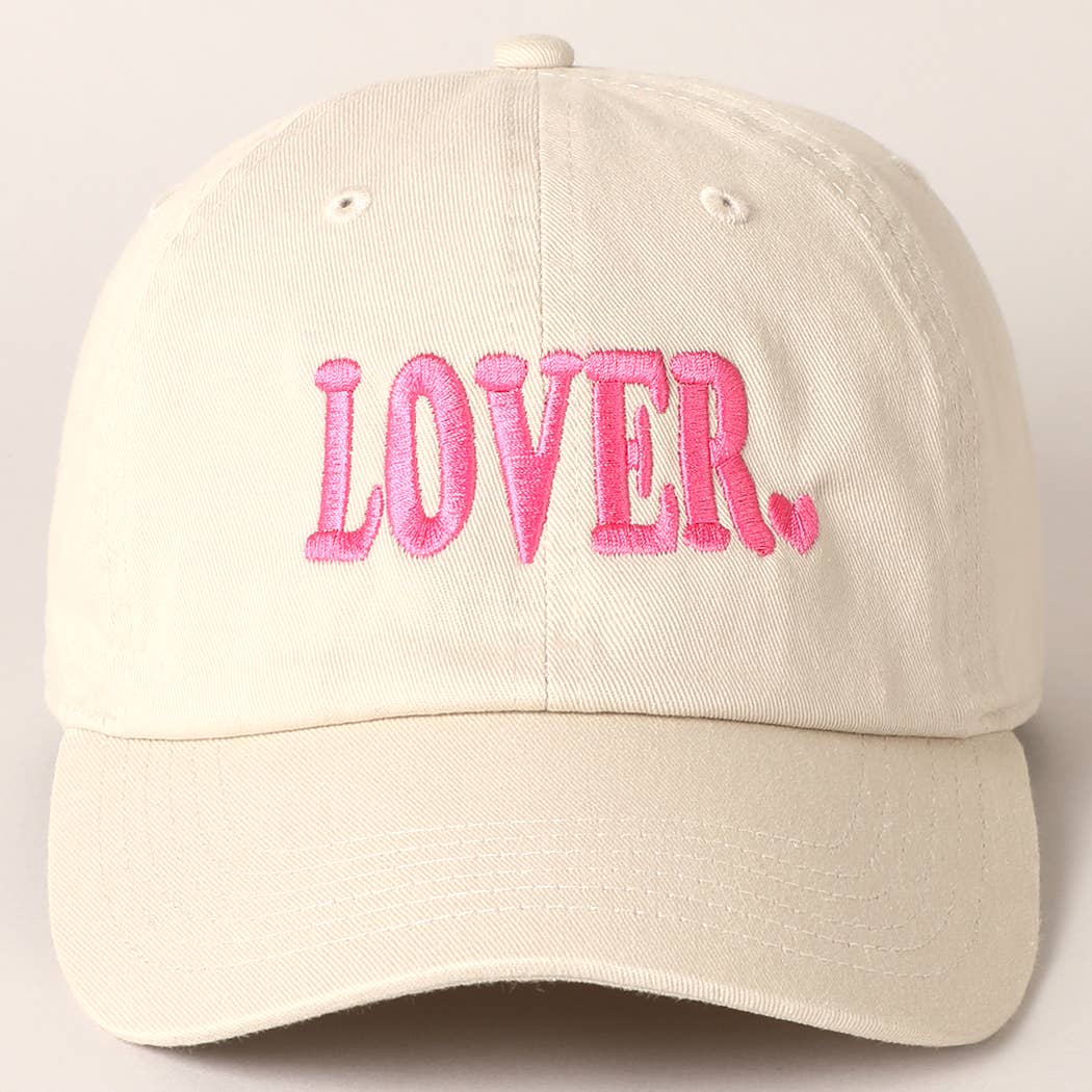 Lover Embroidery Cap