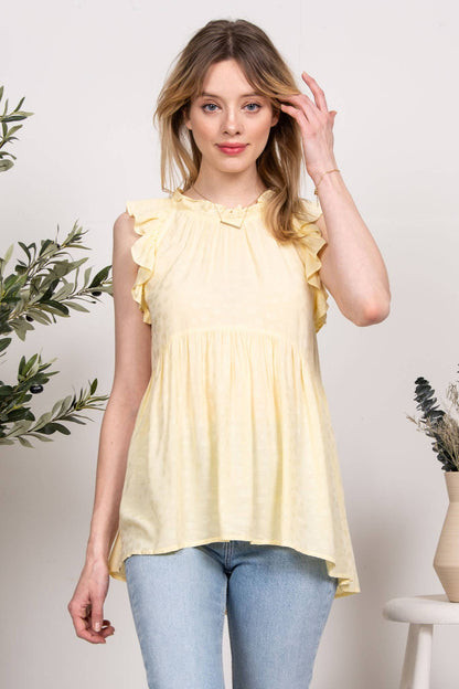 Dot Sleeveless Top