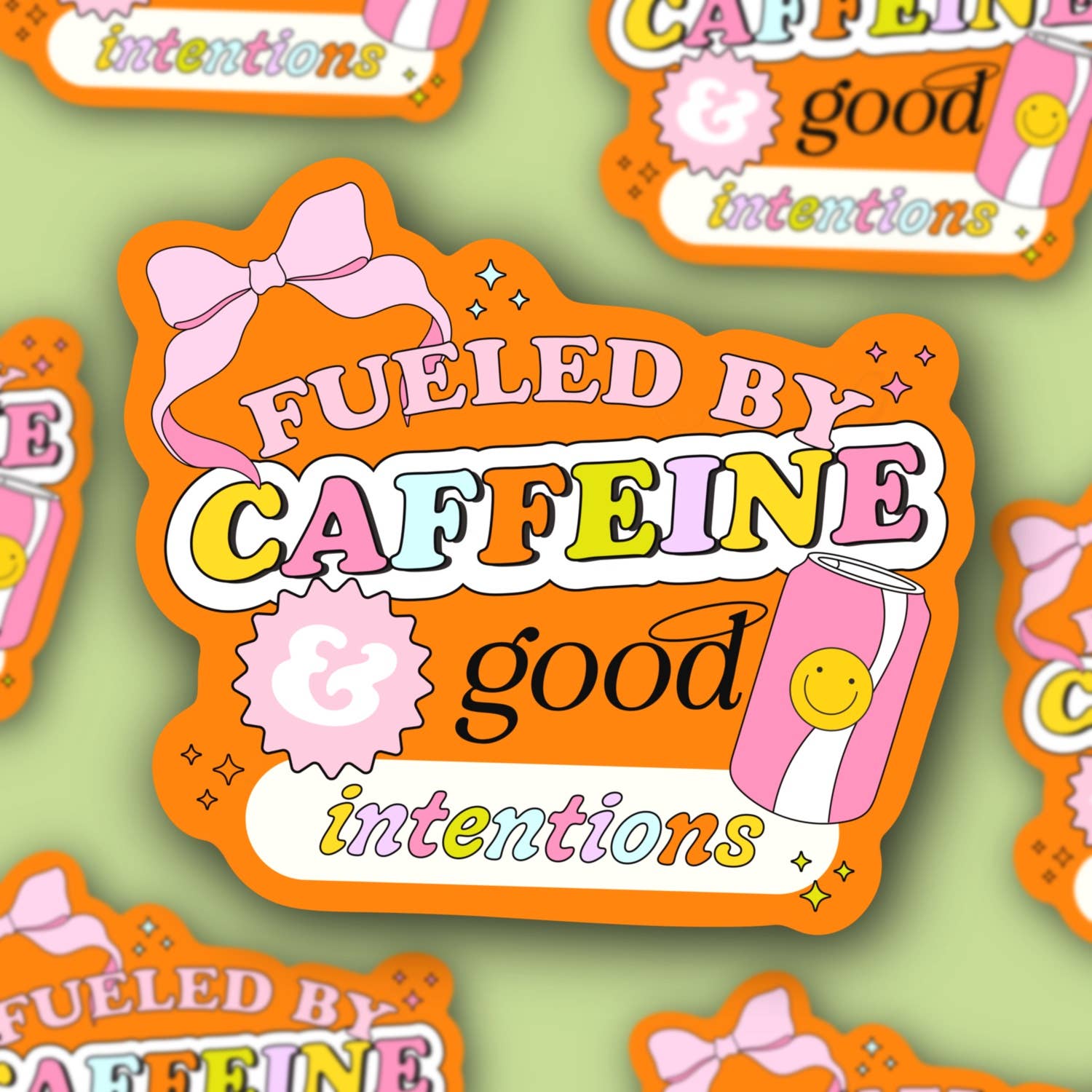 Fueled by Caffeine Sticker