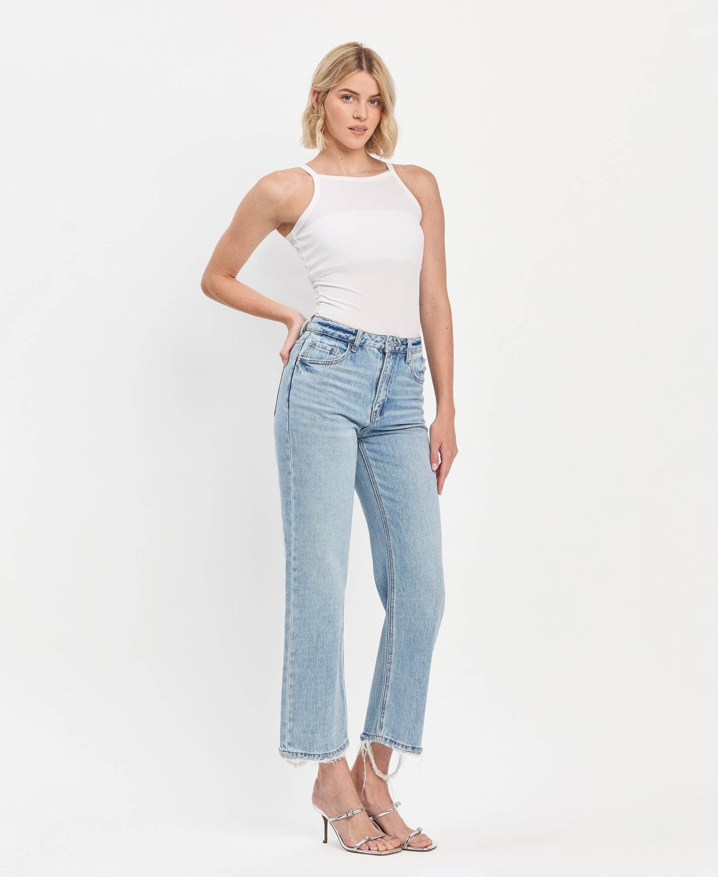 90s Slim Wide Leg Jeans Jeans