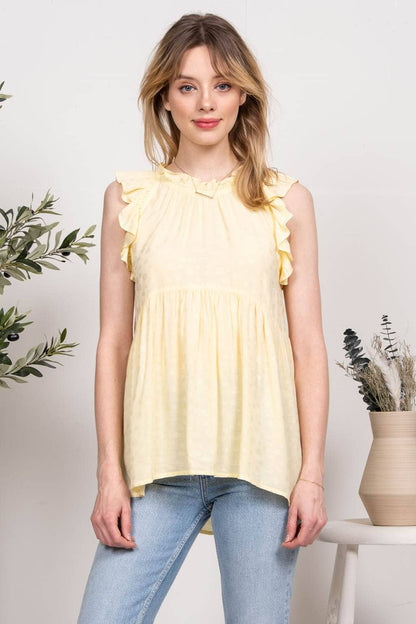 Dot Sleeveless Top