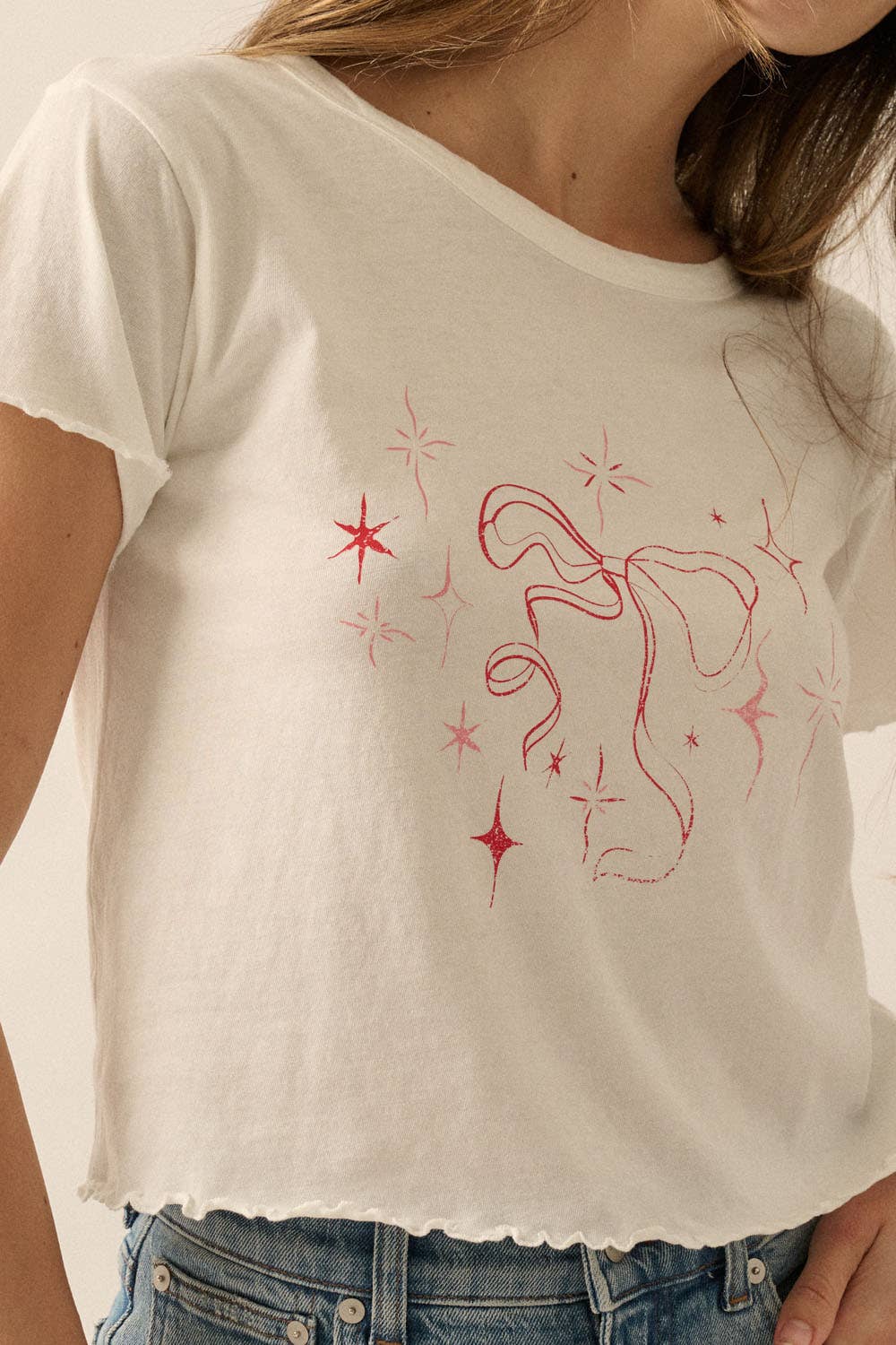 Shining Ribbon Graphic Tee