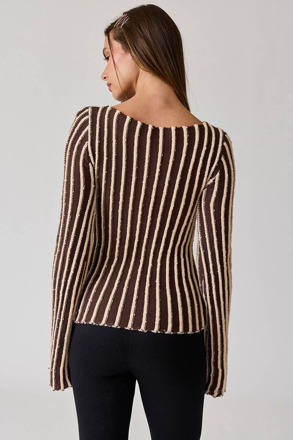 Striped Knit Top