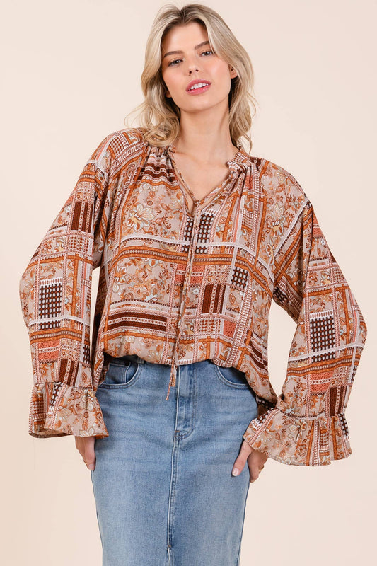 Bohemian Long Sleeve Top